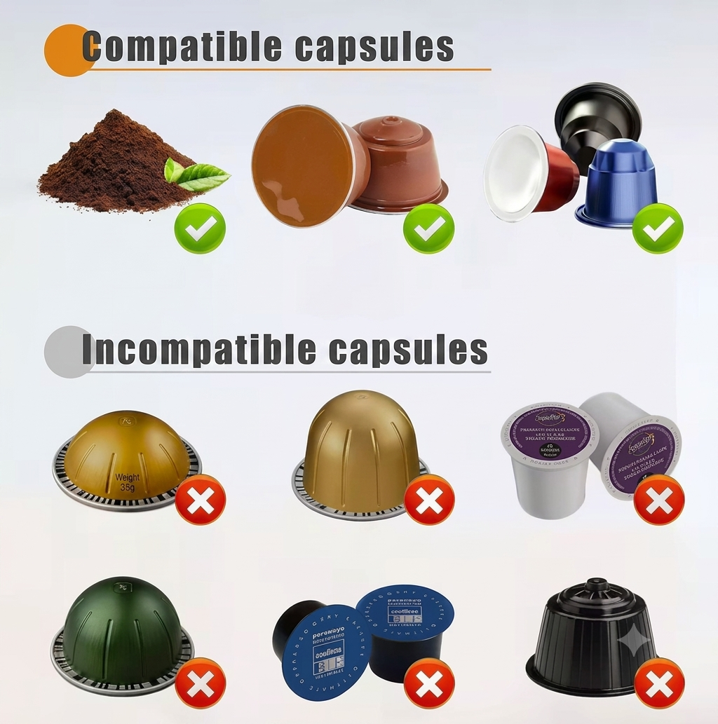 Portable 3-in-1 Capsule Coffee Maker
