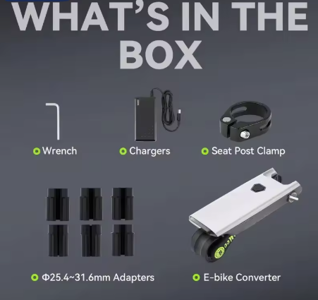 Portable E-Bike Motor Conversion Kit