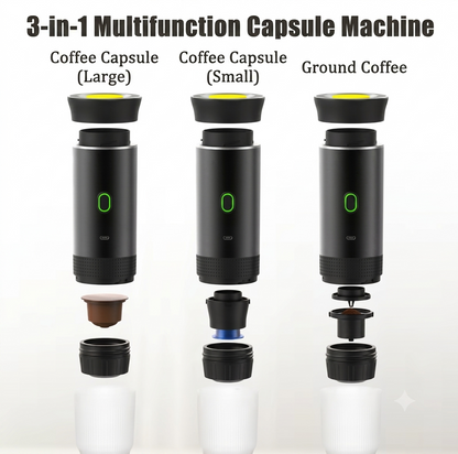 Portable 3-in-1 Capsule Coffee Maker