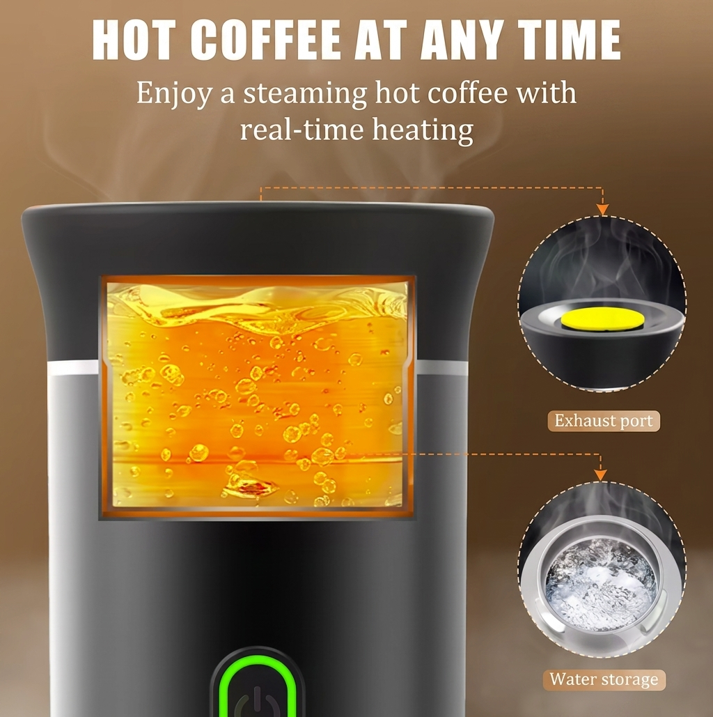 Portable 3-in-1 Capsule Coffee Maker