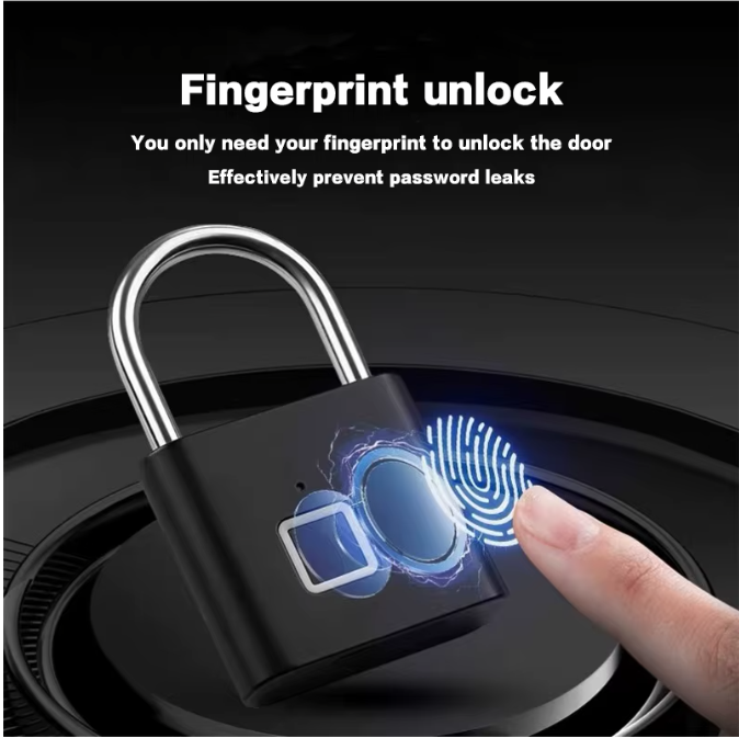 Rechargeable Fingerprint Padlock