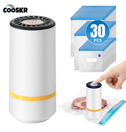 Portable Rechargeable Vacuum Sealer Kit